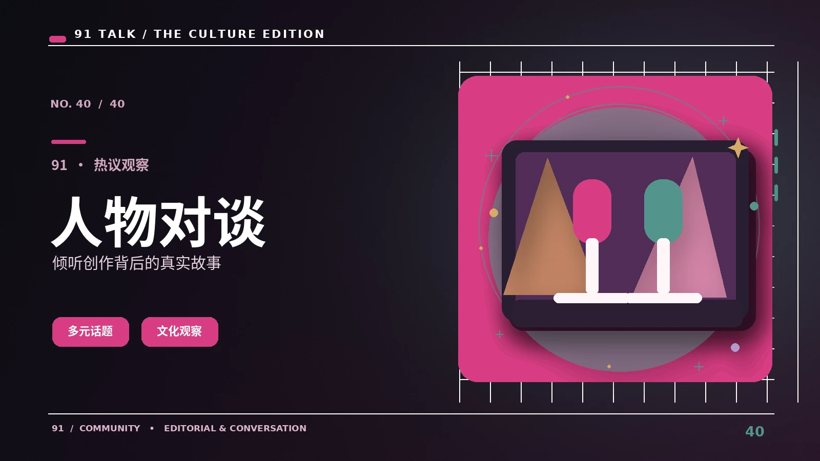 创作人物谈